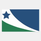 Flagge des Frühlings, Tennessee Rechteckiger Aufkleber (Vorderseite)