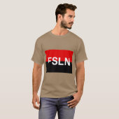 Flagge des FSLN T-Shirt (Vorne ganz)