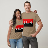 Flagge des FSLN T-Shirt (Unisex)