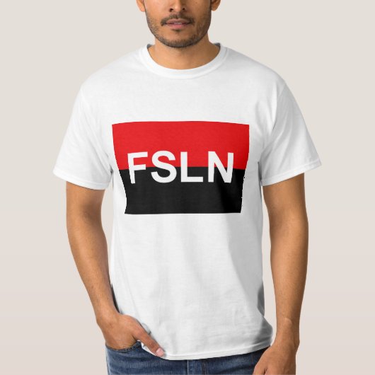 Flagge des FSLN T-Shirt (Vorderseite)
