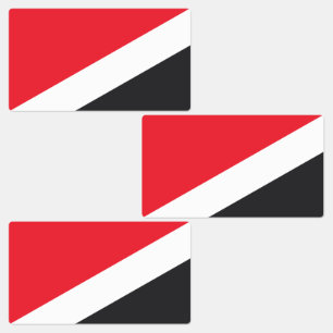 Flagge des Fürstentums Sealand Etiketten