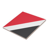 Flagge des Fürstentums Sealand Fliese (Seite)