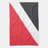 Flagge des Fürstentums Sealand Geschirrtuch (Vertikal)