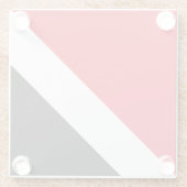 Flagge des Fürstentums Sealand Glasuntersetzer (Rückseite)