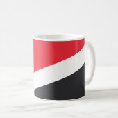 Flagge des Fürstentums Sealand Kaffeetasse (VorderseiteRechts)