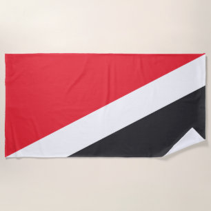 Flagge des Fürstentums Sealand Strandtuch