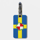 Flagge des Gepäckträgers Pembrokeshire Gepäckanhänger (Rückseite vertikal)