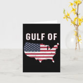 Flagge des Golfs von USA Karte (Gelbe Blume)