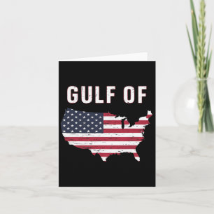 Flagge des Golfs von USA Karte