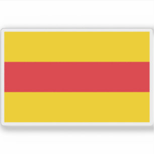Flagge des Großherzogtums Baden (1806-1871) Aufkleber