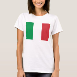 Flagge des grundlegenden T - Shirt Italien-Frauen