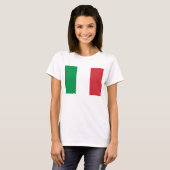 Flagge des grundlegenden T - Shirt Italien-Frauen (Vorne ganz)