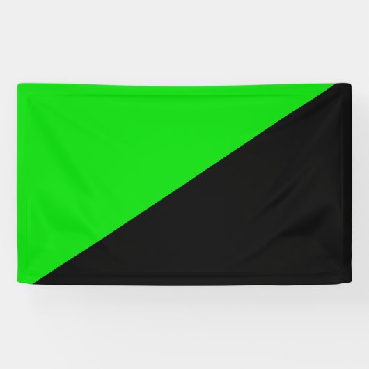 Flagge des grünen Anarchismus Banner (Horizontal)