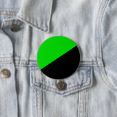 Flagge des grünen Anarchismus Button (Beispiel)
