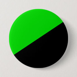 Flagge des grünen Anarchismus Button