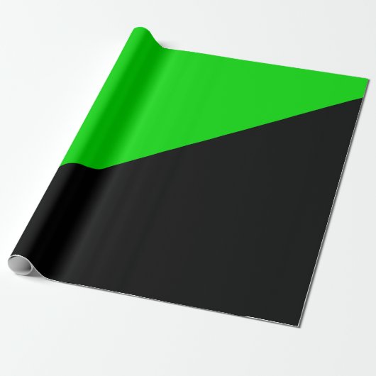 Flagge des grünen Anarchismus Geschenkpapier (Ungerollt)