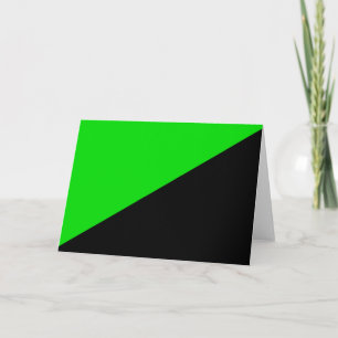 Flagge des grünen Anarchismus Karte