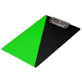 Flagge des grünen Anarchismus Klemmbrett
