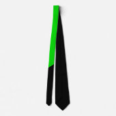 Flagge des grünen Anarchismus Krawatte (Rückseite)