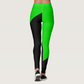 Flagge des grünen Anarchismus Leggings (Rückseite)