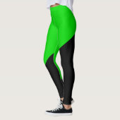 Flagge des grünen Anarchismus Leggings (Links)