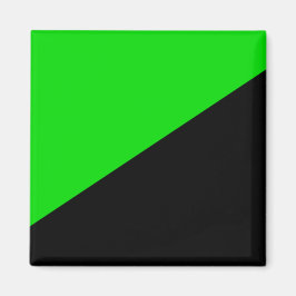 Flagge des grünen Anarchismus Magnet