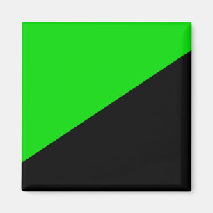 Flagge des grünen Anarchismus Magnet