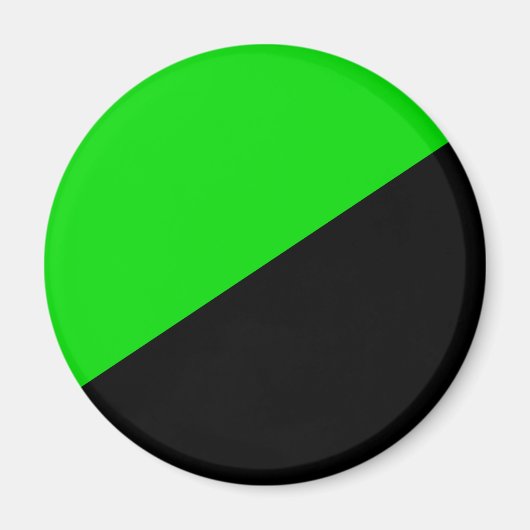 Flagge des grünen Anarchismus Magnet (Vorne)