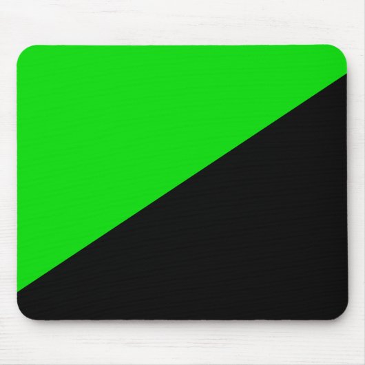 Flagge des grünen Anarchismus Mousepad (Vorne)