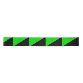 Flagge des grünen Anarchismus Satinband