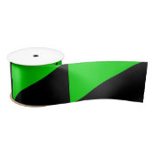 Flagge des grünen Anarchismus Satinband (Spule)