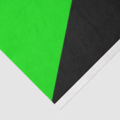 Flagge des grünen Anarchismus Seidenpapier (Ausschnitt)