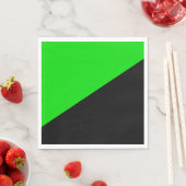 Flagge des grünen Anarchismus Serviette (Beispiel)