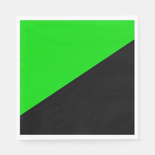 Flagge des grünen Anarchismus Serviette (Vorderseite)