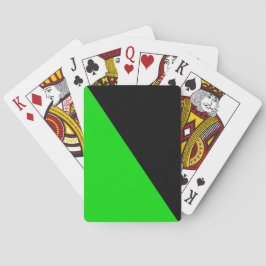 Flagge des grünen Anarchismus Spielkarten