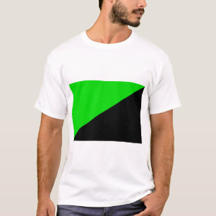 Flagge des grünen Anarchismus T-Shirt