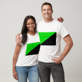 Flagge des grünen Anarchismus T-Shirt (Unisex)