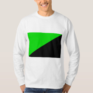 Flagge des grünen Anarchismus T-Shirt