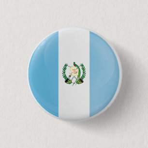 Flagge des Guatemala-Rundbilds Button