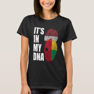 Flagge des guineischen und lettischen Mix-DNA-Erbe T-Shirt