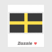 Flagge des heiligen David, Wales Aufkleber (Blatt)