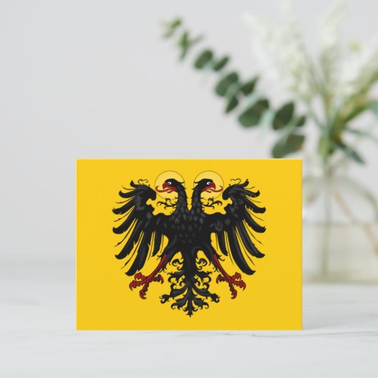 Flagge des Heiligen Römischen Reiches Postkarte (Stehend Vorderseite)