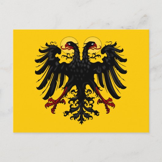 Flagge des Heiligen Römischen Reiches Postkarte (Vorderseite)