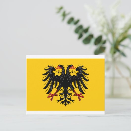 Flagge des Heiligen Römischen Reiches Postkarte (Stehend Vorderseite)