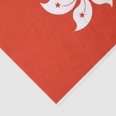 Flagge des Hongkonger Gewebspapiers Seidenpapier (Ausschnitt)