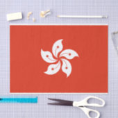 Flagge des Hongkonger Gewebspapiers Seidenpapier (Handwerk)