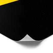 Flagge des IJsselstein Poster (Ecke)