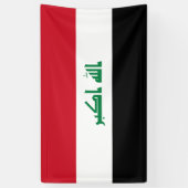 Flagge des Irak Banner (Vertikal)