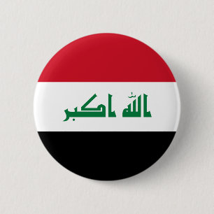 Flagge des Irak Button