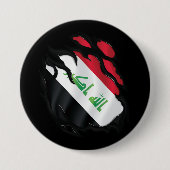 Flagge des Irak Button (Vorderseite)